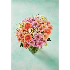 Morrisons Number One Mum Peach Bouquet