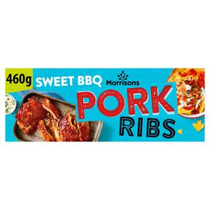 Morrisons Sweet Bbq Rack Of Pork Ribs