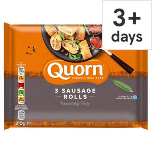 Quorn 3 Sausage Rolls 210G