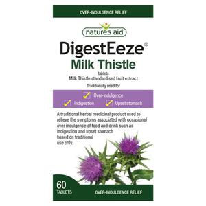 Natures Aid Digest Eeze Milk Thistle 60 Tablets