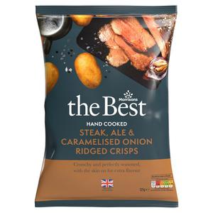 Morrisons The Best Beef, Ale & Onion Crisps