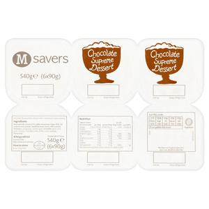 Morrisons M Savers Chocolate Supreme Desserts