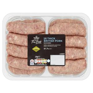 Morrisons The Best Thick Pork Sausages