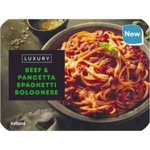 Iceland Luxury Beef & Pancetta Spaghetti Bolognese 450g