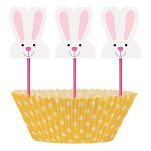 Unique Party Bunny and Carrot Cupcake Kit