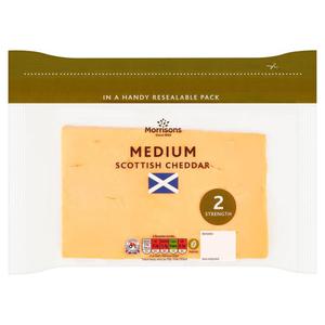 Greenside Morrisons Scottish Medium Cheddar Cheese