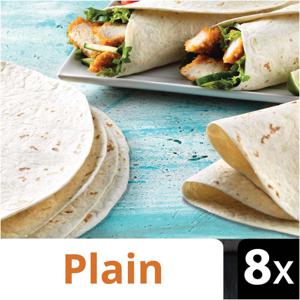 Iceland 8 Tortilla Wraps 496g