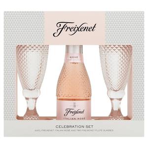 Celebration Set Freixenet Italian Rose With 2 Freixenet Flute Glasses