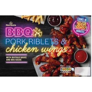 Morrisons Pork Riblet And Wings Sharing Pack