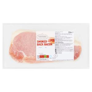 M Savers Savers Smoked Back Bacon 250G