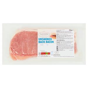 Morrisons Savers Unsmoked Back Bacon