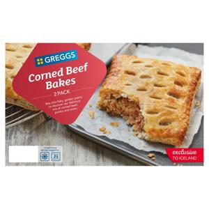 Greggs 2 Corned Beef Bakes 290g