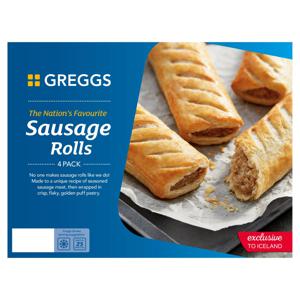 Greggs 4 Sausage Rolls 427g