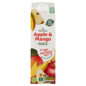 Morrisons M 100%Fruit Apple/Mango 1L