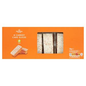 Morrisons 6 Carrot Cake Slices