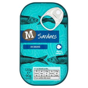 Morrisons Sardines In Brine (120g)