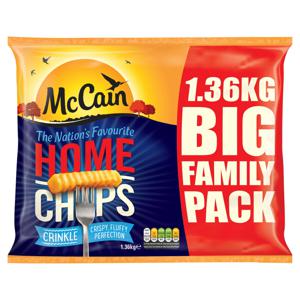 McCain Home Chips Crinkle 1.36kg