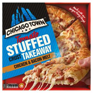 Chicago Town Takeaway Large Classic Crust Chicken & Bacon Pizza 495g