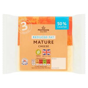 Morrisons 50% Lighter Mature White Cheddar