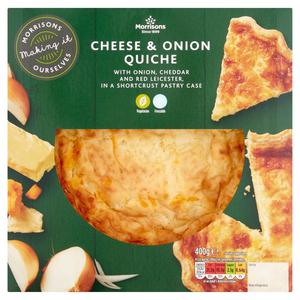 Morrisons Cheese & Onion Quiche