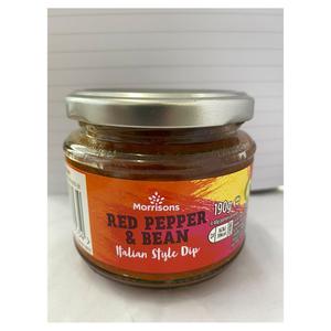 Morrisons Italian Red Pepper & Bean Dip