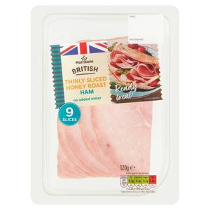 Morrisons Carvery Thinly Sliced Honey Roast Ham