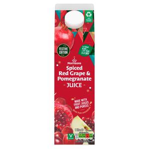 Morrisons Red Grape & Pomegranate Juice