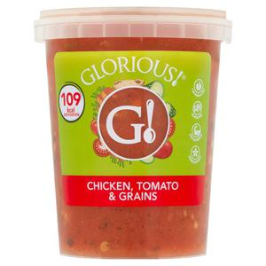 Glorious Tuscan Chicken Tomato & Grains Soup