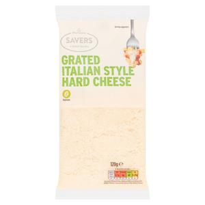 Morrisons Savers Grated Italian Style Hard Cheese