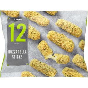 Iceland 12 (approx.) Mozzarella Sticks 180g