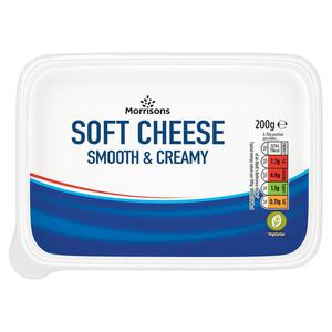 Morrisons Full Fat Plain Soft Cheese