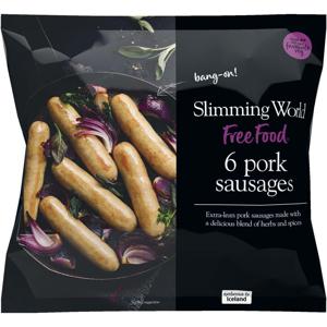 Slimming World 6 Pork Sausages 360g