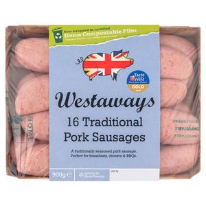 Morrisons Westaways 16 Traditional Pork Sausages