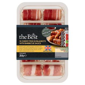 Morrisons The Best Cheesy Pigs In Blankets With Smokey BBQ Sauce