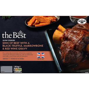 Morrisons The Best Beef Shin With Black Truffle, Marrowbone & Wine Gravy