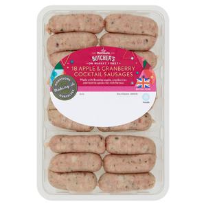 Morrisons Butchers Apple & Cranberry Cocktail Sausages