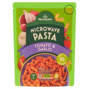 Morrisons Tomato Garlic & Onion Microwave Pasta