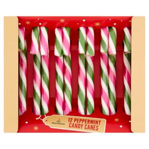 Morrisons Christmas 12 Peppermint Candy Canes