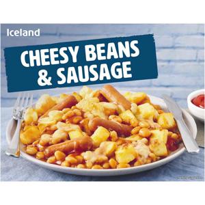 Iceland Cheesy Beans & Sausage 500g