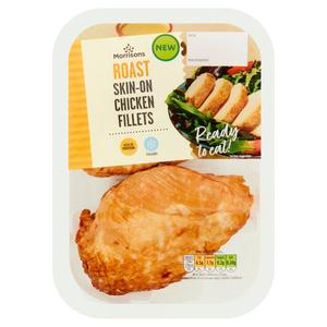 Morrisons Roast Skin On Chicken Fillets