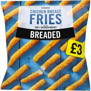 Iceland Breaded Chicken Breast Fries 700g