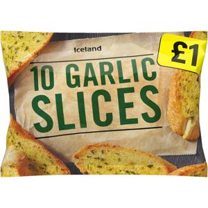 Iceland 10 Garlic Slices 260g