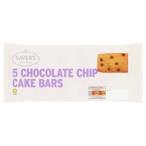 Morrisons Savers Choc Chip Cake Bars