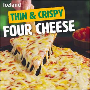 Iceland Thin & Crispy Four Cheese 300g