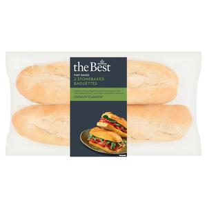 Morrisons The Best Sourdough Stonebaked Baguettes