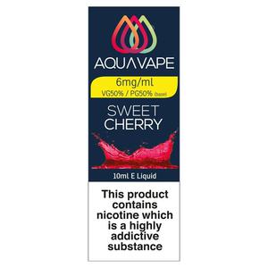 Aqua Vape Sweet Cherry 6mg