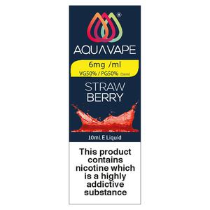 Aqua Vape Strawberry Delight 6mg