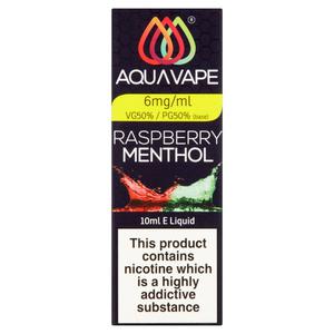 Aqua Vape Raspberry Menthol 6mg