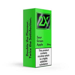 2X Sour Green Apple E-Liquid 20mg