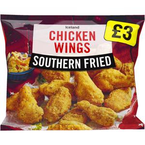 Iceland Southern Fried Chicken Wings 850g